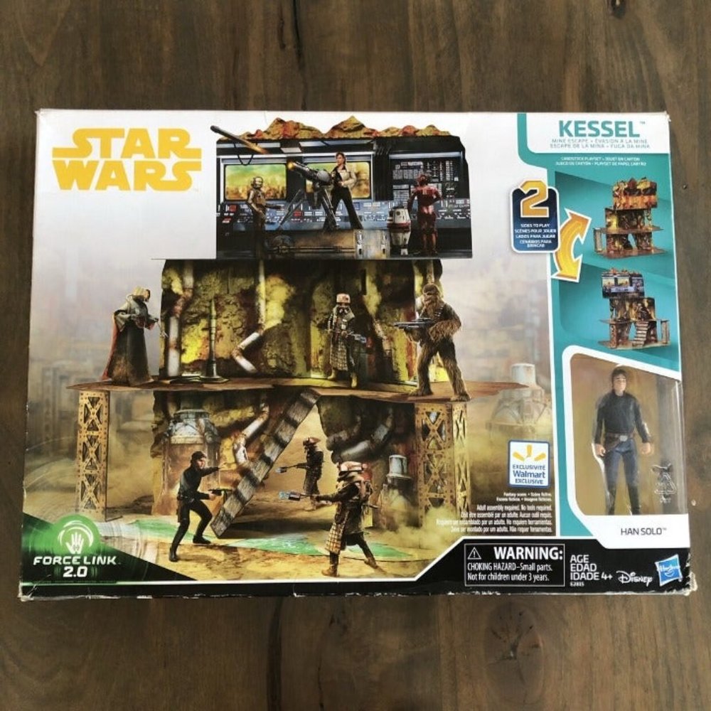 ✨Star Wars Han Solo Force Link 2.0 Kessel Mine Escape Playset